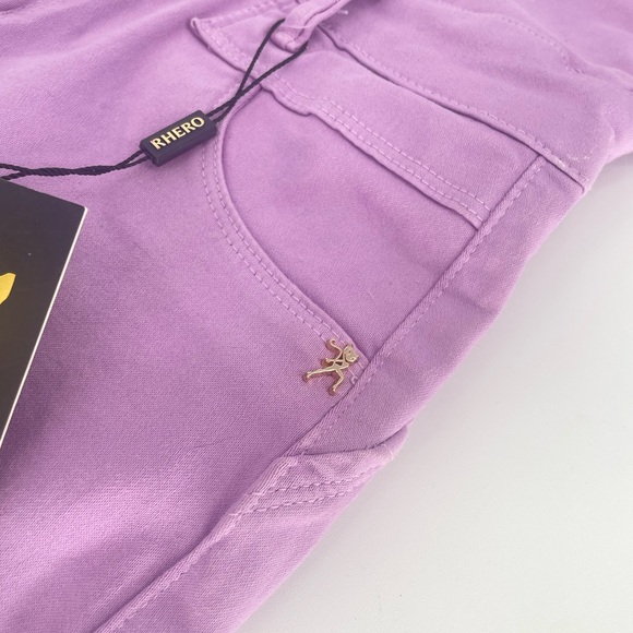 NWT Lavender RHERO Denim Romper With Gold Accents - Picture 6 of 16